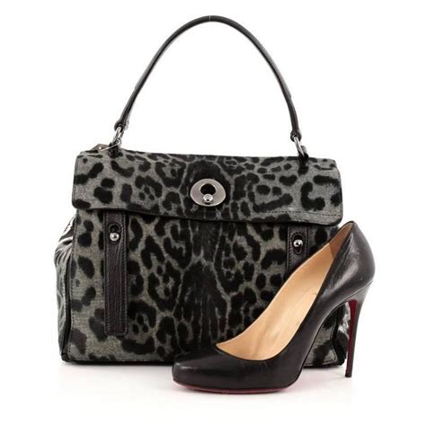 ysl muse two leopard|Saint Laurent Muse Two Handbag Leopard Print Pony Hair .